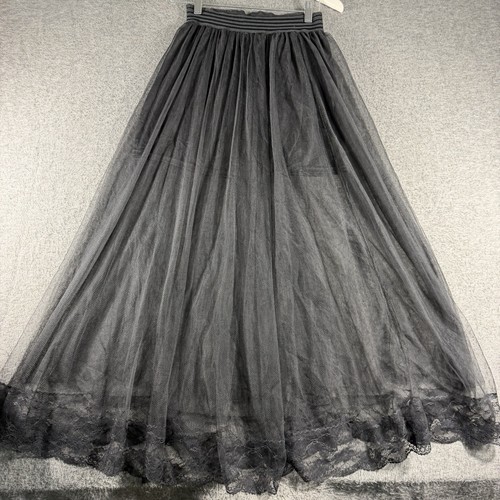 Maxi gonna donna pizzo