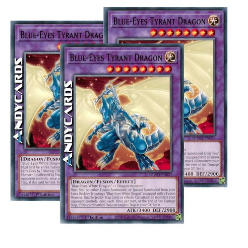 Blue eyes tyrant dragon - tyrant, 3x