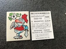 Figurina Scudetto  Mascotte Calciatori Panini 1988-89 Reggina #505