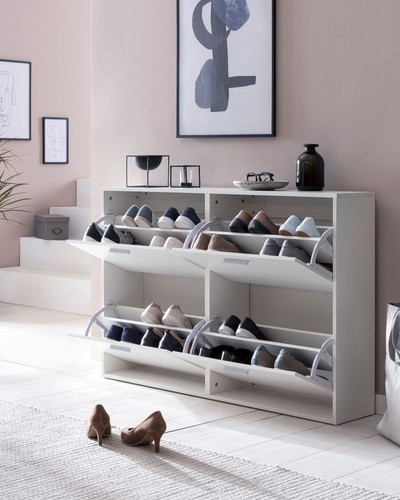 Finebuy scarpiera ribaltabile - scarpiera,
