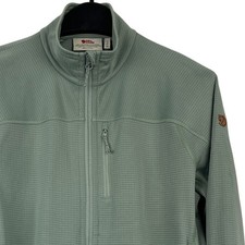Giacca pile Fjallraven Abisko Lite trail donna M verde full zip escursionismo 87142