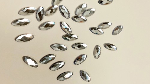 Hotfix elipse crystal 7mm - hotfix, x
