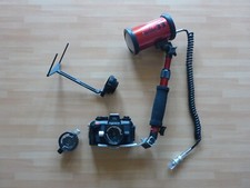 Nikonos IV-a 4a fotocamera subacquea Nikon 2 obbiettivi + flash + accessori