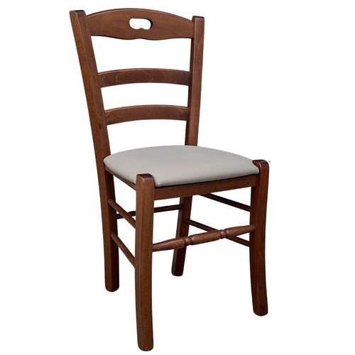 Sedia legno loris - noce, scuro