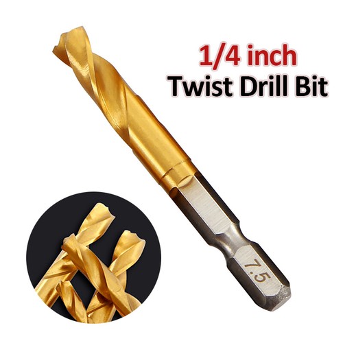 4inch twist drill - 1/4inch, set