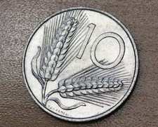 1953 Italy 10 Lire  