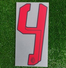 NUMERO 4 PER MAGLIA MILAN