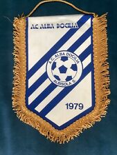 GAGLIARDETTO UFFICIALE CALCIO A.C. ALBA DOCILIA ALBISOLA SUPERIORE 1979 PENTAG.