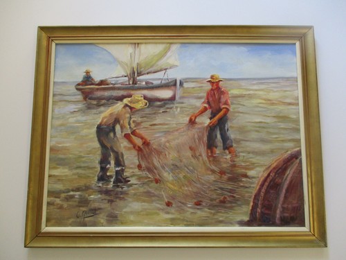 Quadro impressionista vintage - quadro,