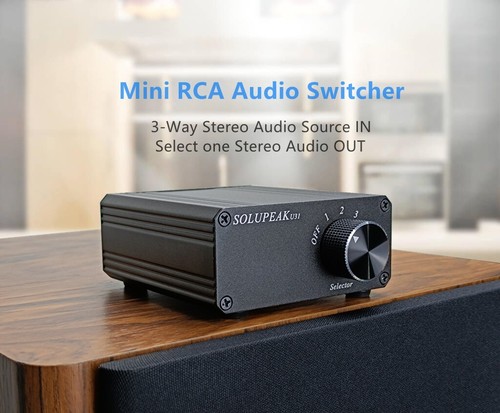 Rca selettore stereo - in,