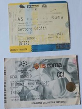 A.S. ROMA 2 BIGLIETTI AS