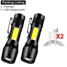 2X MINI TORCIA MILITARE
