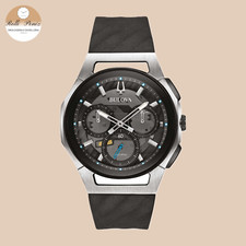 Orologio Bulova -  Curve Progressive - 98A161 - Chiusura DEPLOYANTE - Vetro Zaff