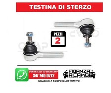 2 TESTINE STERZO 1 DESTRO + 1 SINISTRO Piaggio Porter 1.3 16V 4x4 65 CV Benzina