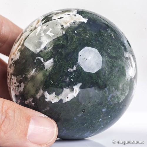 Sfera agata muschio - agata, 389