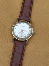 Montre vintage HERTIG CERTINA mécanique KF330 plaqué or 36mm homme