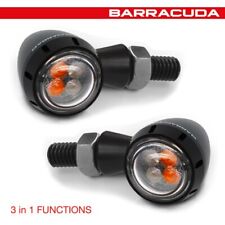 COPPIA FRECCE [BARRACUDA] S-LED 3 B-LUX NERE - UNIVERSALI / OMOLOGATE N1001/BS3N
