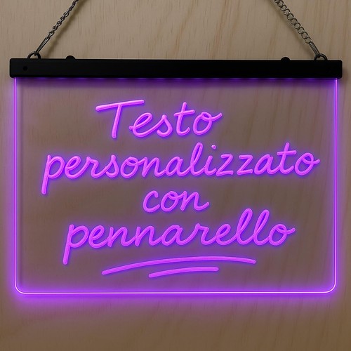 Insegna led personalizzabile - insegna, a