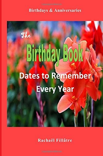 The birthday book dates to - birthday, book: