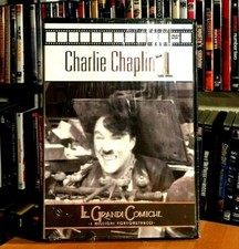 Charlie Chaplin 1 LE Grandi Comiche Charlot principiante nottambulo DVD NUOVO
