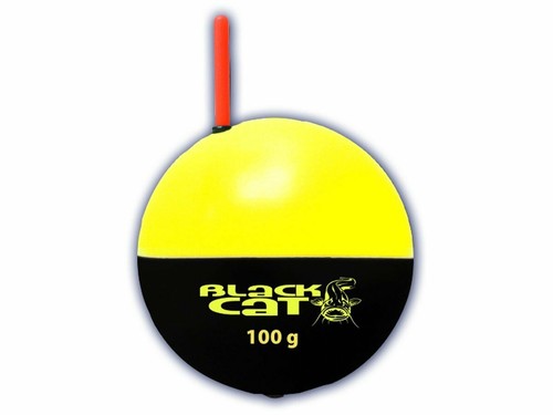 Black cat catfish round float - catfish,