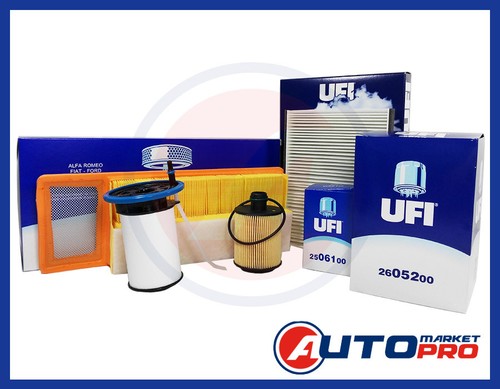 Kit filtri tagliando ufi fiat - kit,