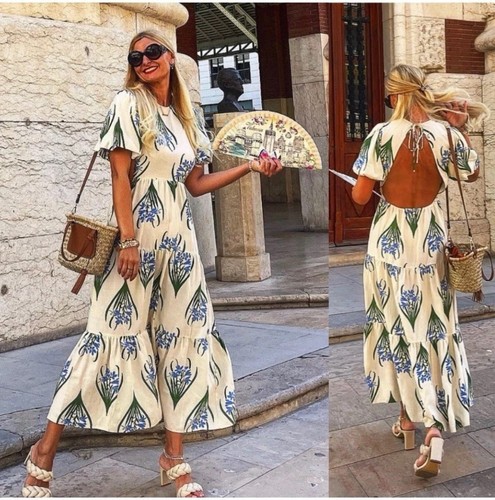 Abito estivo midi zara - abito,