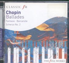 CFMFW122 Frederic Chopin Ballades CD Europe Classic Fm 2010 in super jewel case