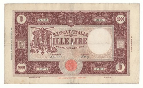 1000 lire grande - m, b.i