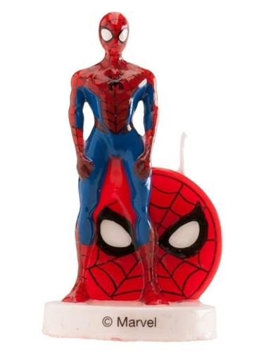 Candela per torta spiderman - per,