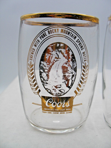 Bicchieri vintage coors - bicchieri,