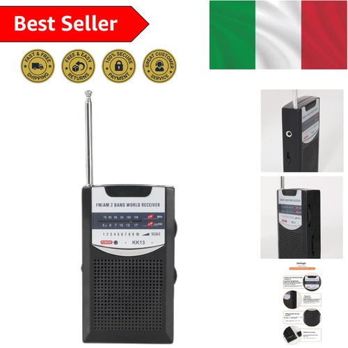 Radio tascabile con - am/fm,