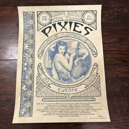Poster ufficiale pixies europe - ufficiale,