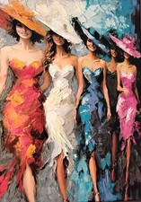 Quadro olio su tela dipinto