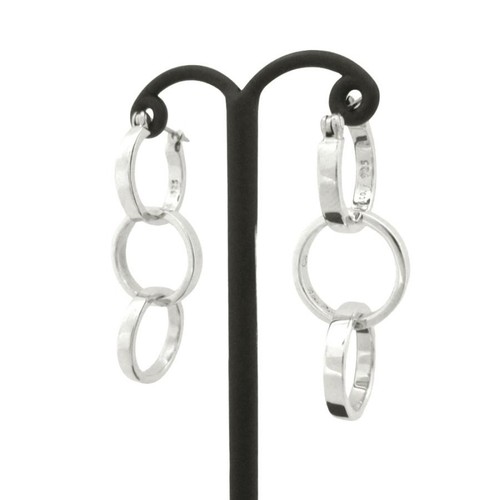 Orecchini tre cerchi tiffany - cerchi,
