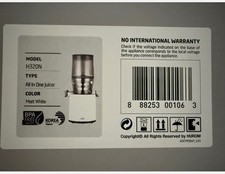 Hurom slow press - slow,