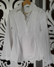 Camicia Casacca Bianca Benetton tg. S