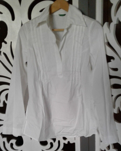 Camicia casacca bianca - camicia,