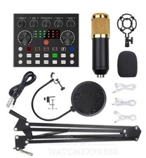MICROFONO Condensatore KIT Professionale Autne Compatibile PC Smartphone Tablet