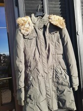 Parka donna invernale verde militare 
