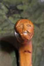 BASTONE  TROVANTE DA  CAMPAGNA DA MONTAGNA da passeggio agreste IN LEGNO DI BOSS