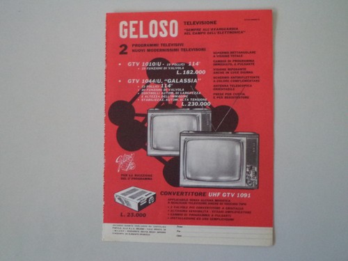 Advertising pubblicità 1961 - pubblicità,