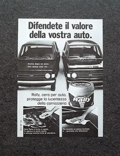 K596- Advertising Pubblicità -1973- RALLY , CERA PER AUTO