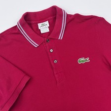 Polo sportiva Lacoste uomo 3 marrone leggera performance golf tennis
