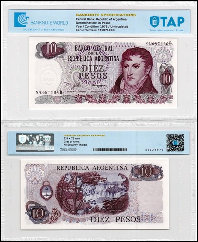 Argentina pesos 1976 nd - argentina,