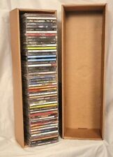 AV_BOX Scatola Cartone KRAFT con coperchio per (50) CD con custodia Jewel Case