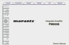Marantz pm6006 amplificatore - marantz,