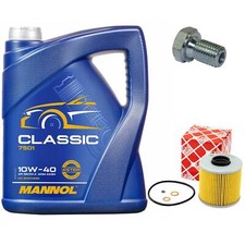 Kit Olio Motore 10W-40 5 Litri
