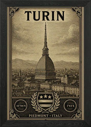 Torino italia poster - torino,,