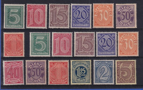 Impero 1920 francobolli - dt.,